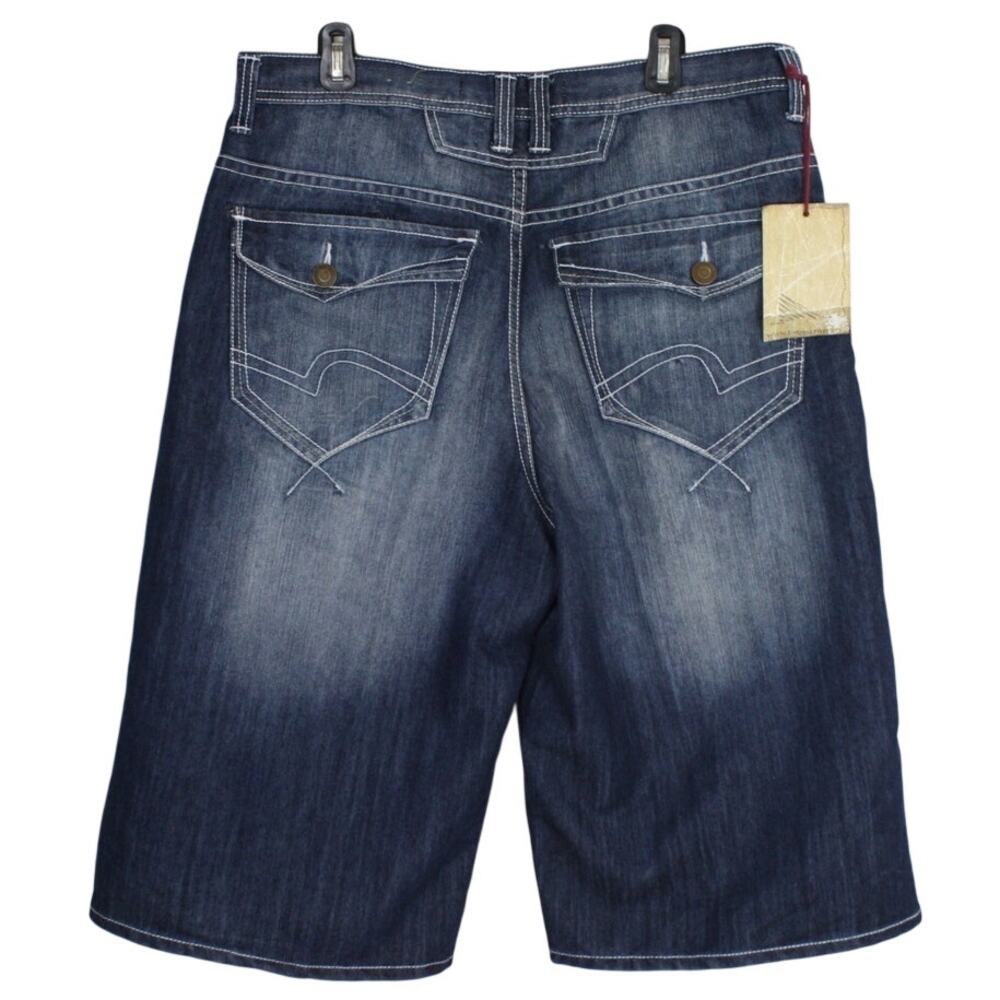 NWT Y2K Lot 29 Denim Shorts Mens 36 Baggy Jorts Skater Hip Hop